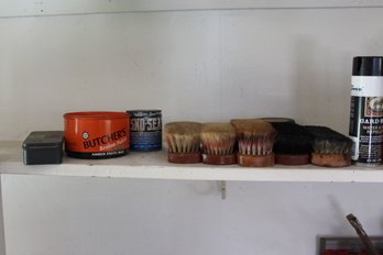 Shelf Contents - Shoe Shine And Leather Care