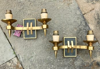 A Pair Of Art Deco Wall Sconces