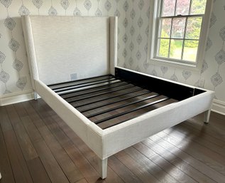 Serena And Lily Queen Upholstered Bed- Excellent Condition!