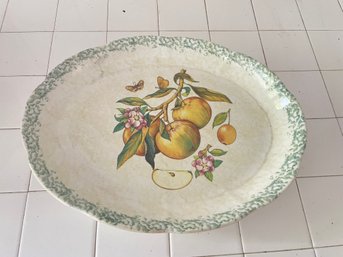 Large Himark Ceramic Platter Fruit Bowl