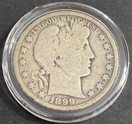 1899 Barber Silver Half Dollar