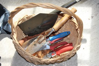 Basket Of Garden Tools