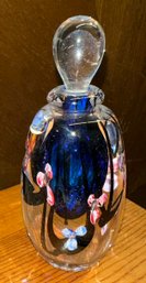 Gorgeous Signed Roger Gandelman Blown Perfume Bottle