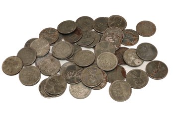 1943 Steel Lincoln Cents - 46 Coins