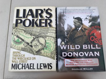 Wild Bill Donovan By Douglas Waller And Liars Poker By Michael Lewis