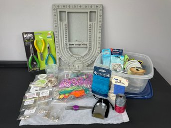 Huge Assortment Of Jewelry Making Supplies