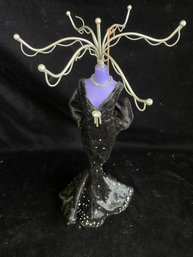 Black Dress Jewelry Holder