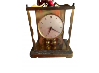 Vintage Brass Clock -schatz- Germany