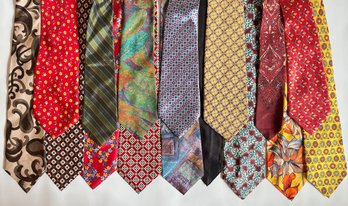 20 Vintage Ties: Thai Silk, Italian Silk, Brummel, Viccini & Many More