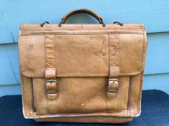 Vintage Leather Briefcase From Columbia