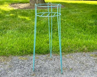 A Vintage Mid Century Wrought Iron Plant Stand