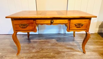 Lovely French Country Antique Pine Desk