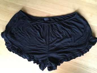 BRANDY MELVILLE,  John Galt Line, Cotton/Viscose Blend Ruffled Tap Style Shorts, Sz LG, Made In Italy