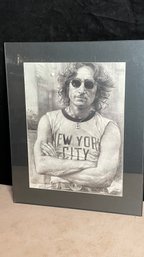 John Lennon In New York Tee Print Of A Famous Drawing