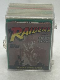 Vintage Complete Set Of INDIANA JONES AND THE RAIDERS OF THE LOST ARK Trading Cards