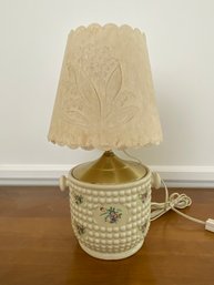 Ceramic Floral Lamp