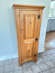 Country Style Single Door Kitchen Storage Pantry Cabinet