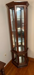 Corner Lighted Display Cabinet