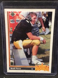 1991 Upper Deck Brett Favre Rookie Card - M