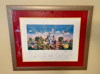 Custom Framed Disney 'Party In The Kingdom' Limited Release Print (2005)