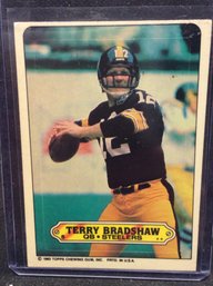 1983 Topps Terry Bradshaw Sticker - M