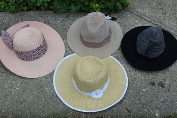 Lot Of Four(4) D&Y And One (1) Magic Hats  Sun Hats