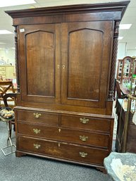 Antique 2 Door Armoire