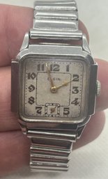 Early ART DECO Era Men's 14K Gold Filled ELGIN Wristwatch- Circa 1930