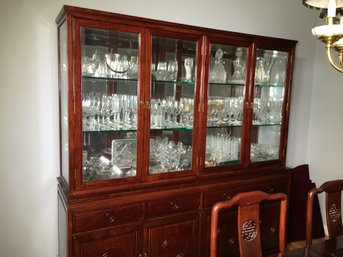 Phenomenal LARGE Lot Of Cut CRYSTAL & GLASS - Over 80 Pieces - Decanters - Bowls - Trays - AMAZING LOT !