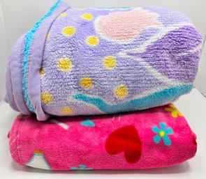 Punctuate & Providential Reversible Sherpa Fleece Kids Throws