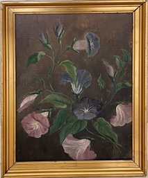 Antique Floral Still Life Painting