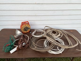 Lot Of Assorted Wire And Lights