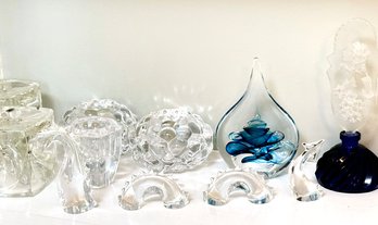 A Baccarat Crystal Dragon, Art Glass Baubles, And More!