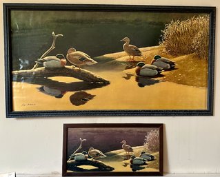 Wild Life Artist Guy Coheleach Framed Duck Print In Two Sizes (2)
