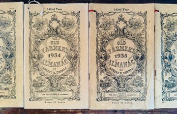 Collection Of Farmers Almanacs Years 1915 -1964