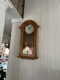 Quartz Westminster Chime   Clock  Wood Case