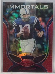 2019 Panini Certified Immortals Johnny Unitas 71/99 - M