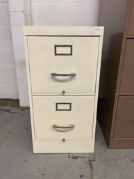HON 2-drawer White File Cabinet