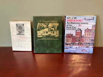 Group Of Connecticut Books - Goshen, Shelton & Bridgeport