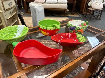 5 Pc. Adorable Serving Pcs.  From Pier One, Sonoma And More