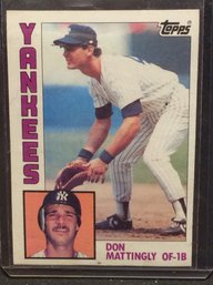 1984 Topps Don Mattingly Rookie Card - M