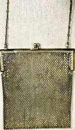 Antique 14K Gold Filled Mesh Ladies Evening Bag Purse`