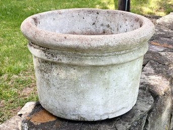 A Cast Stone Planter From The Henri Studio