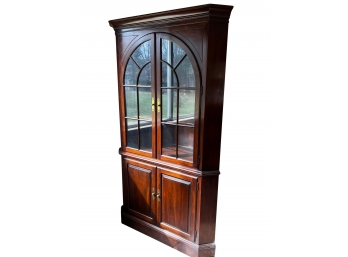 Mahogany Corner Cabinet