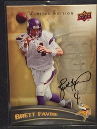 2009 Upper Deck Limited Edition Brett Favre Insert Card - M