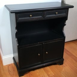 Lovely Small Cabinet / Stand By BALLARD DESIGNS - MADE IN ITALY - Two Drawer Two Door Cabinet - GREAT PIECE !