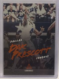 2018 Panini Luminance Dak Prescott 33/225 - M