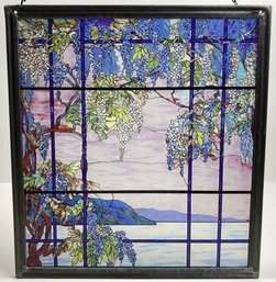 L.C. Tiffany, MMA Stained Glass Wisteria Sun Catcher Panel