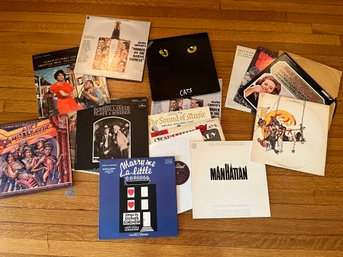 15 Piece Lot Vinyl Records - Musicals Plus -  Lot E - Cats, Orient Express, Sound Of Music
