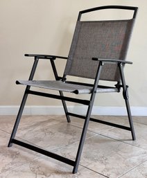 A Folding Chair IN Metal And Mesh By Stylewell